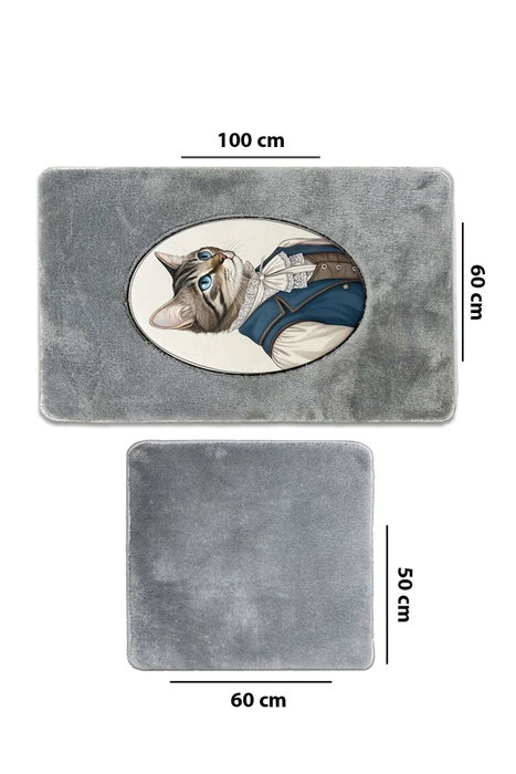 Mijölnir Juego de Alfombrillas de Baño Modcat - Fume